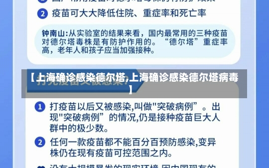 【上海确诊感染德尔塔,上海确诊感染德尔塔病毒】-第1张图片-建明新闻