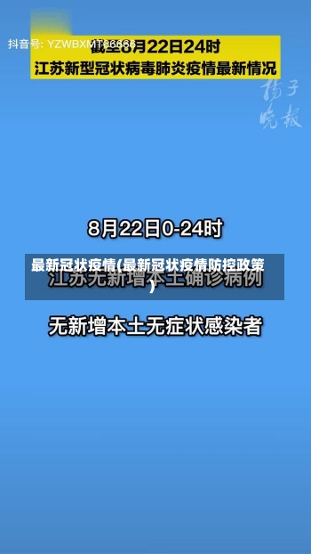 最新冠状疫情(最新冠状疫情防控政策)-第1张图片-建明新闻