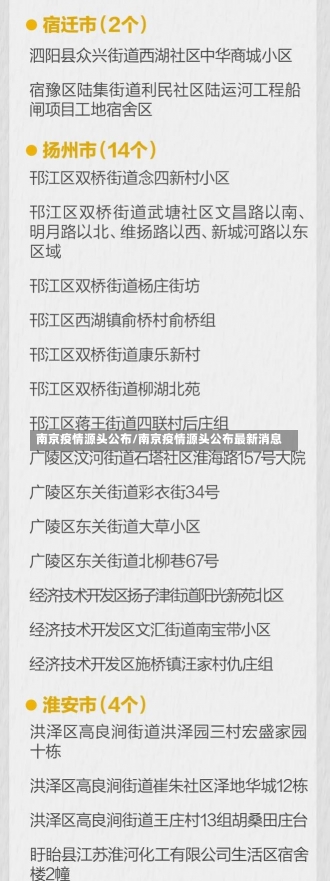 南京疫情源头公布/南京疫情源头公布最新消息-第1张图片-建明新闻