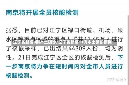 辽宁省新增9例本土确诊/辽宁省新增11例本土确诊病例-第1张图片-建明新闻