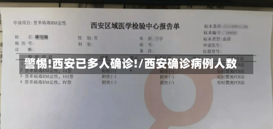 警惕!西安已多人确诊!/西安确诊病例人数-第1张图片-建明新闻