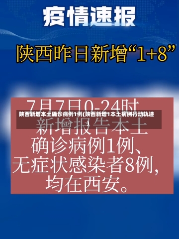 陕西新增本土确诊病例1例(陕西新增1本土病例行动轨迹)-第2张图片-建明新闻