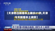 【天津昨日新增本土确诊21例,天津今天新增本土病例】-第1张图片-建明新闻