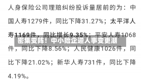 密集变阵！中小险企迎人事变更潮-第1张图片-建明新闻