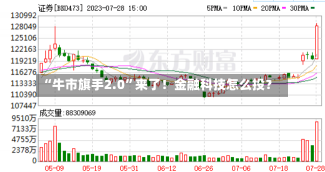 “牛市旗手2.0”来了！金融科技怎么投？-第2张图片-建明新闻