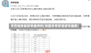 陕西疫情最新新增病例(陕西疫情新增通报最新)-第1张图片-建明新闻