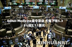 Editas Medicine盘中异动 大幅下挫5.38%报2.11美元-第2张图片-建明新闻