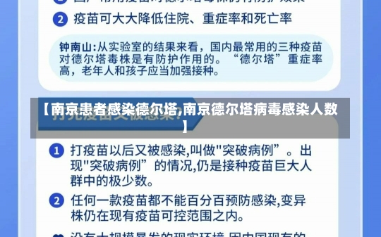 【南京患者感染德尔塔,南京德尔塔病毒感染人数】-第1张图片-建明新闻