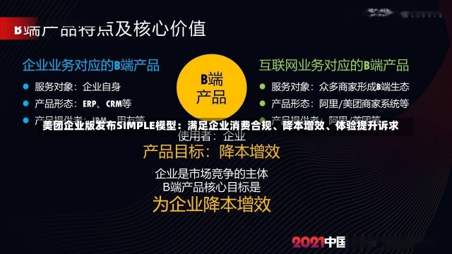 美团企业版发布SIMPLE模型：满足企业消费合规、降本增效、体验提升诉求-第1张图片-建明新闻