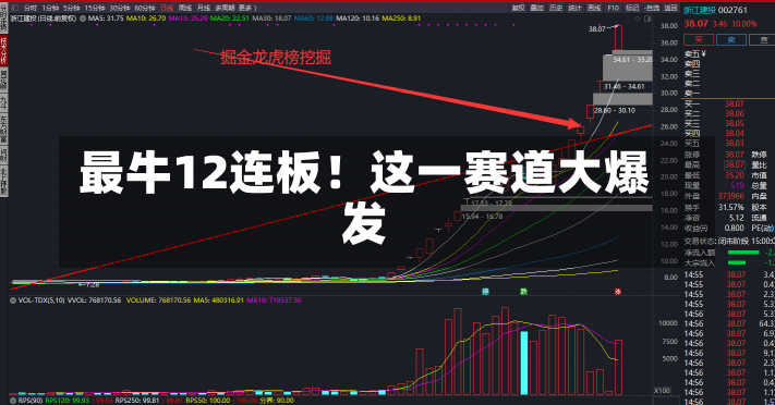 最牛12连板！这一赛道大爆发-第1张图片-建明新闻