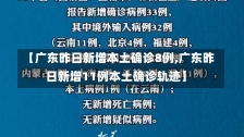 【广东昨日新增本土确诊8例,广东昨日新增11例本土确诊轨迹】-第2张图片-建明新闻