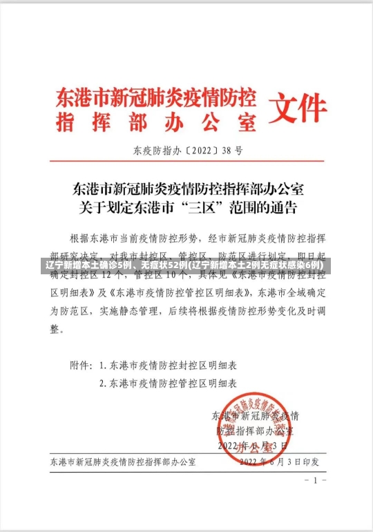 辽宁新增本土确诊5例、无症状52例(辽宁新增本土2例无症状感染6例)-第3张图片-建明新闻