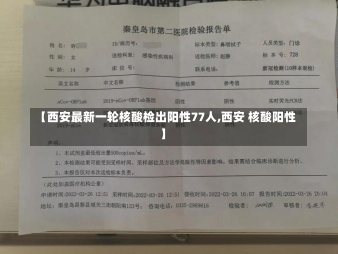 【西安最新一轮核酸检出阳性77人,西安 核酸阳性】-第1张图片-建明新闻