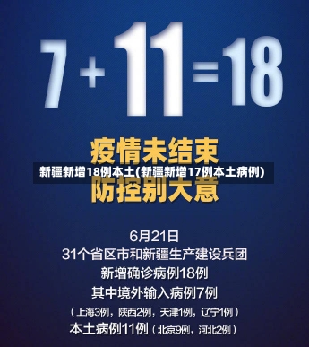 新疆新增18例本土(新疆新增17例本土病例)-第2张图片-建明新闻