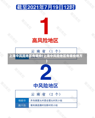 上海中风险地区有哪些(上海中风险地区有哪些地方)-第3张图片-建明新闻