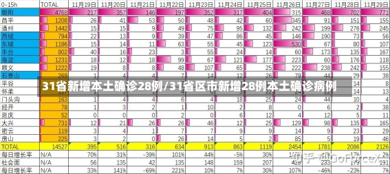 31省新增本土确诊28例/31省区市新增28例本土确诊病例-第3张图片-建明新闻