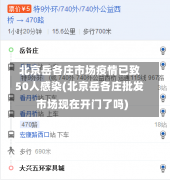 北京岳各庄市场疫情已致50人感染(北京岳各庄批发市场现在开门了吗)-第2张图片-建明新闻