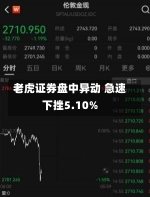 老虎证券盘中异动 急速下挫5.10%-第3张图片-建明新闻