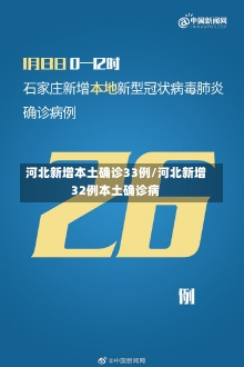 河北新增本土确诊33例/河北新增32例本土确诊病-第1张图片-建明新闻