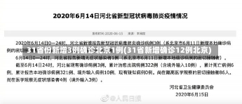 31省份新增3例确诊北京1例(31省新增确诊12例北京)-第1张图片-建明新闻