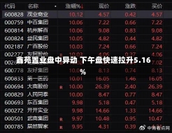 鑫苑置业盘中异动 下午盘快速拉升5.16%-第1张图片-建明新闻