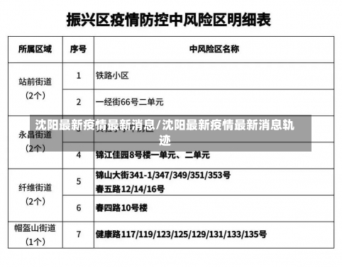 沈阳最新疫情最新消息/沈阳最新疫情最新消息轨迹-第3张图片-建明新闻