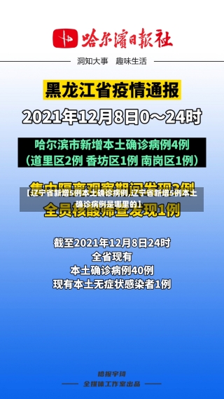 【辽宁省新增5例本土确诊病例,辽宁省新增5例本土确诊病例是哪里的】-第2张图片-建明新闻