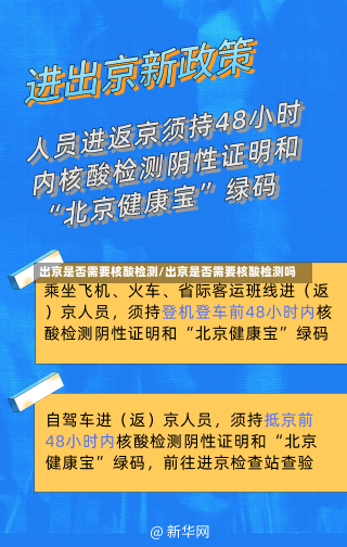 出京是否需要核酸检测/出京是否需要核酸检测吗-第1张图片-建明新闻