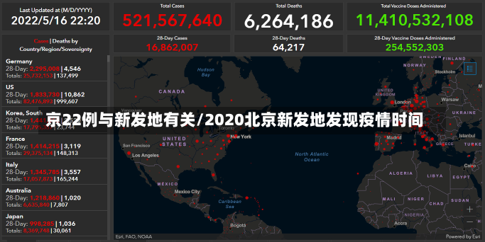 京22例与新发地有关/2020北京新发地发现疫情时间-第2张图片-建明新闻