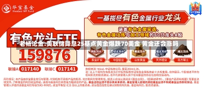 老杨论金:美联储降息25基点黄金爆跌70美金 黄金还会涨吗-第1张图片-建明新闻