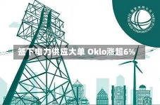 签下电力供应大单 Oklo涨超6%-第1张图片-建明新闻