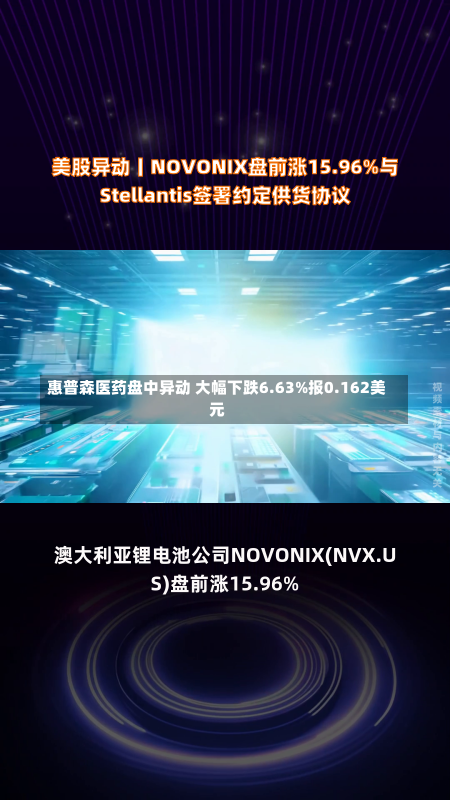 惠普森医药盘中异动 大幅下跌6.63%报0.162美元-第1张图片-建明新闻