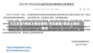 河北新增1例本土确诊病例/河北新增1例本土确诊情况-第2张图片-建明新闻