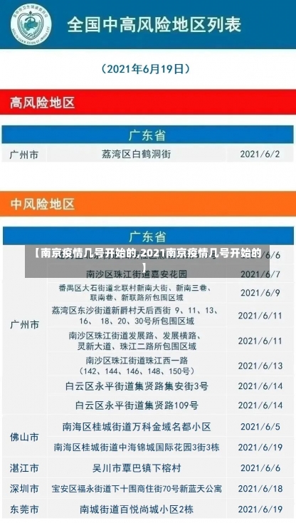 【南京疫情几号开始的,2021南京疫情几号开始的】-第3张图片-建明新闻