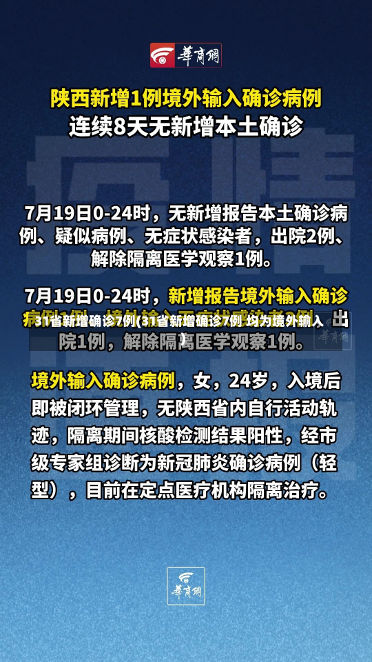 31省新增确诊7例(31省新增确诊7例 均为境外输入)-第2张图片-建明新闻