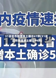 31省区市新增本土确诊47例(31省区市新增本土确诊94例)-第1张图片-建明新闻