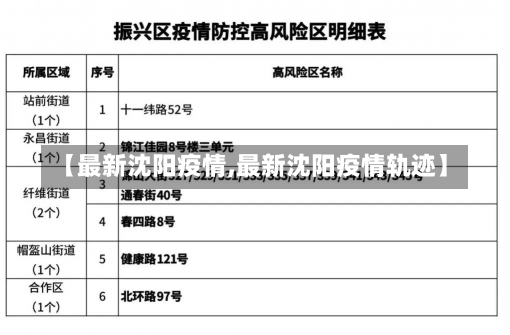 【最新沈阳疫情,最新沈阳疫情轨迹】-第3张图片-建明新闻