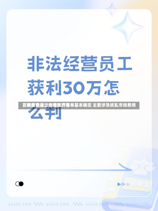 首批债市违法违规处罚名单基本确定 主要涉及扰乱市场费用
、利益输送、出借账户等-第3张图片-建明新闻