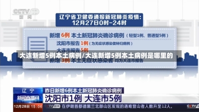 大连新增5例本土病例/大连新增5例本土病例是哪里的-第2张图片-建明新闻