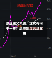 微盘股又大跌，这次有何不一样？退市制度元旦实施-第2张图片-建明新闻