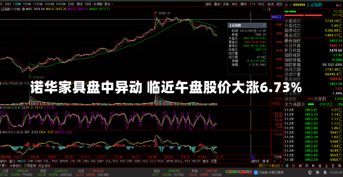 诺华家具盘中异动 临近午盘股价大涨6.73%-第1张图片-建明新闻