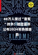 48万人搜过“雷军”的书！微信读书公布2024年热搜趋势-第1张图片-建明新闻