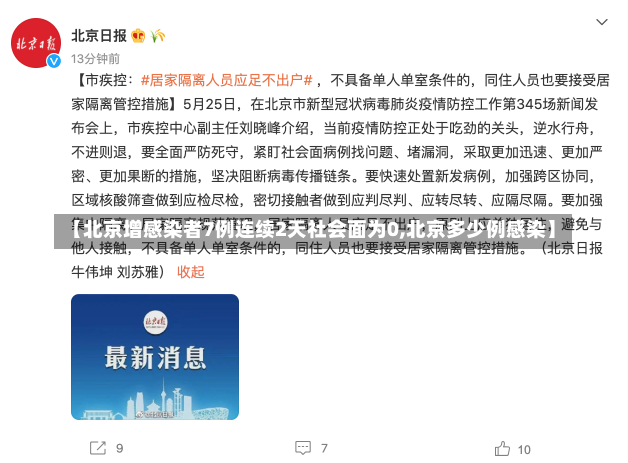 【北京增感染者7例连续2天社会面为0,北京多少例感染】-第2张图片-建明新闻