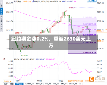 纽约期金涨0.2%，重返2630美元上方-第2张图片-建明新闻