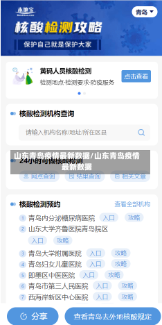 山东青岛疫情最新数据/山东青岛疫情最新数据-第2张图片-建明新闻