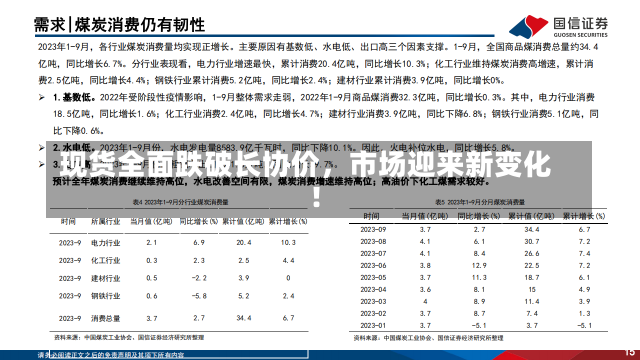 现货全面跌破长协价，市场迎来新变化!-第1张图片-建明新闻