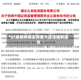 *ST卓朗将被实施重大违法强制退市-第3张图片-建明新闻