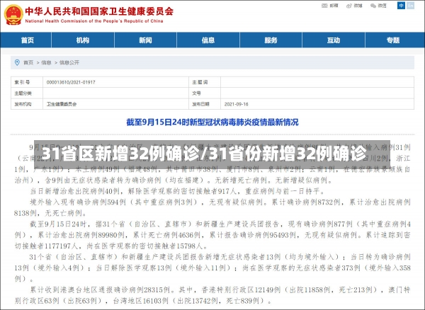 31省区新增32例确诊/31省份新增32例确诊-第1张图片-建明新闻