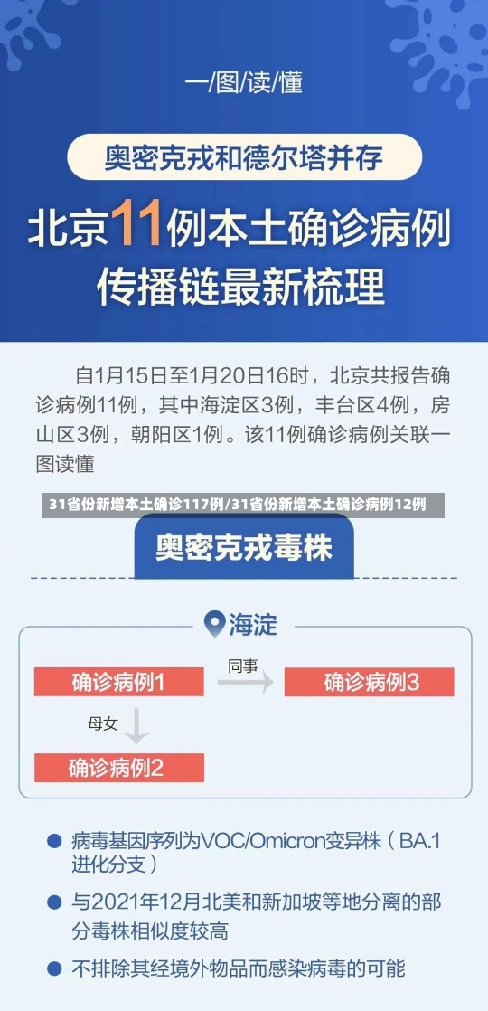 31省份新增本土确诊117例/31省份新增本土确诊病例12例-第2张图片-建明新闻