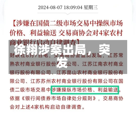 徐翔涉案出局，突发-第2张图片-建明新闻